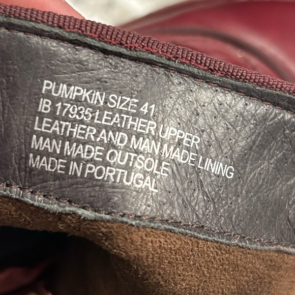 Miz Mooz Pumpkin Boots Bordeaux Size 41 - Picture 12 of 12